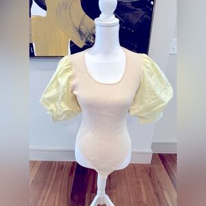 women’s ribbed tee bodysuit